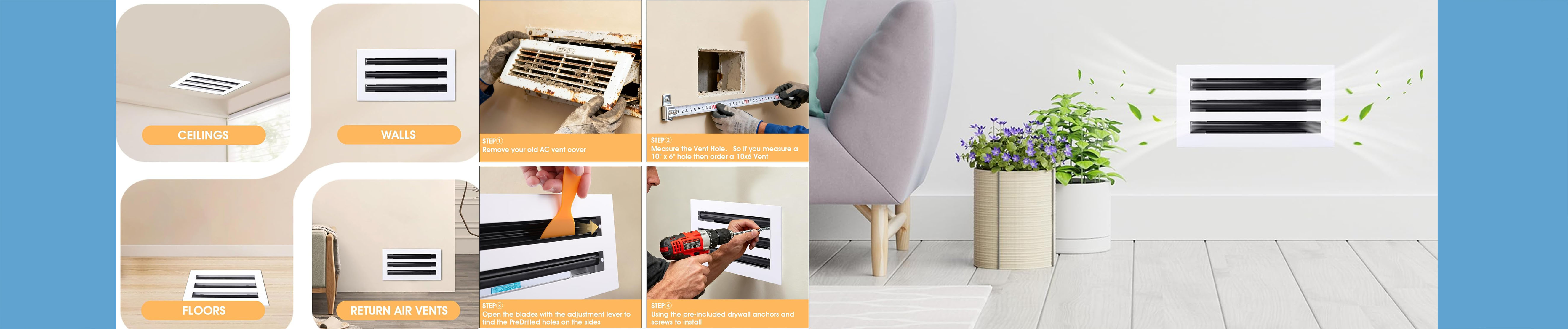 Guida all'installazione dello Slot Air Vent lineare: processo standard e soluzioni di fault comuni