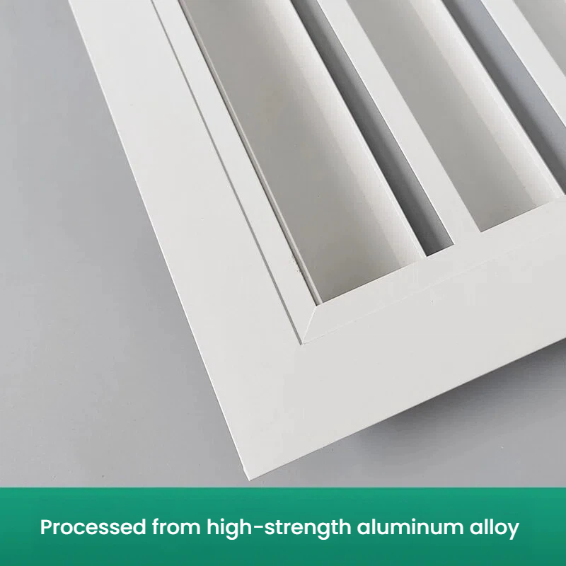 Griglia di ventilazione resistente alle intemperie in alluminio