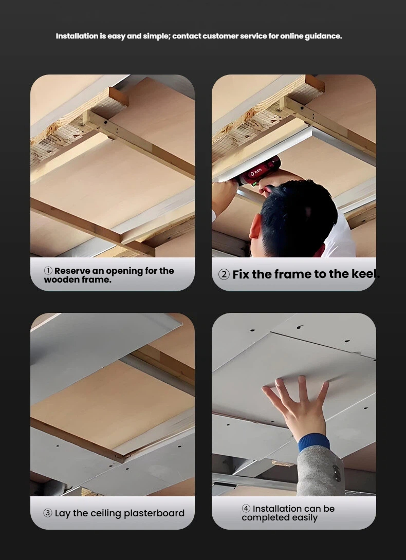 Porta di accesso del muro a secco da incasso per la manutenzione del soffitto HVAC