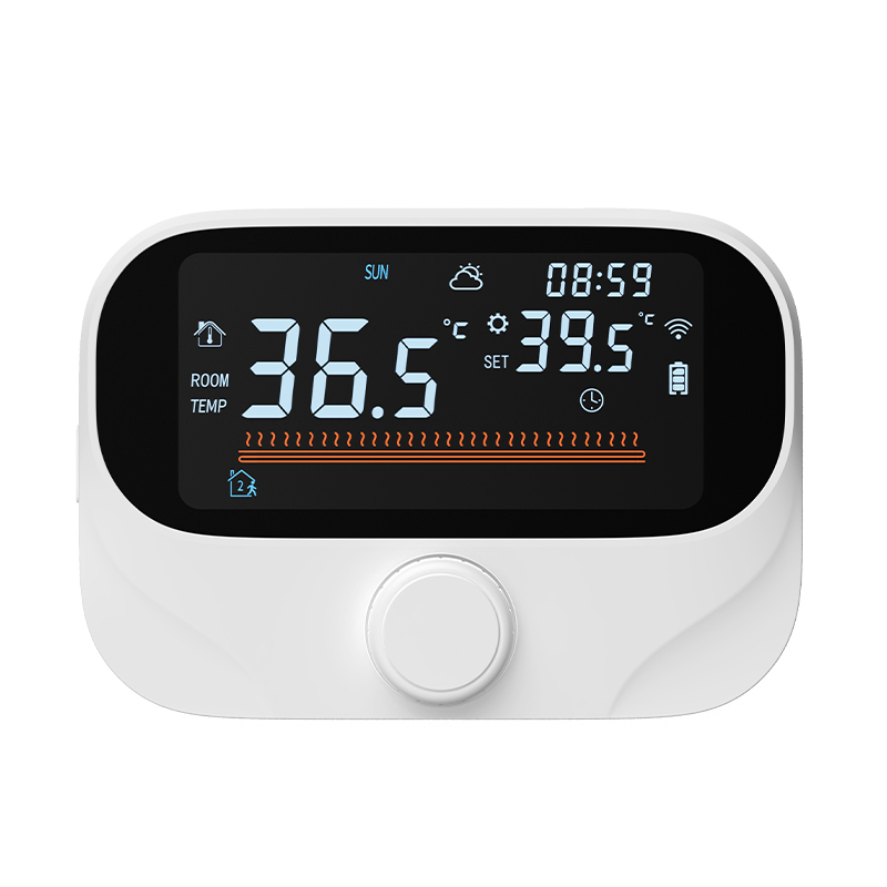 Termostato intelligente Tuya Wi-Fi con display commutabile tra °C e °F