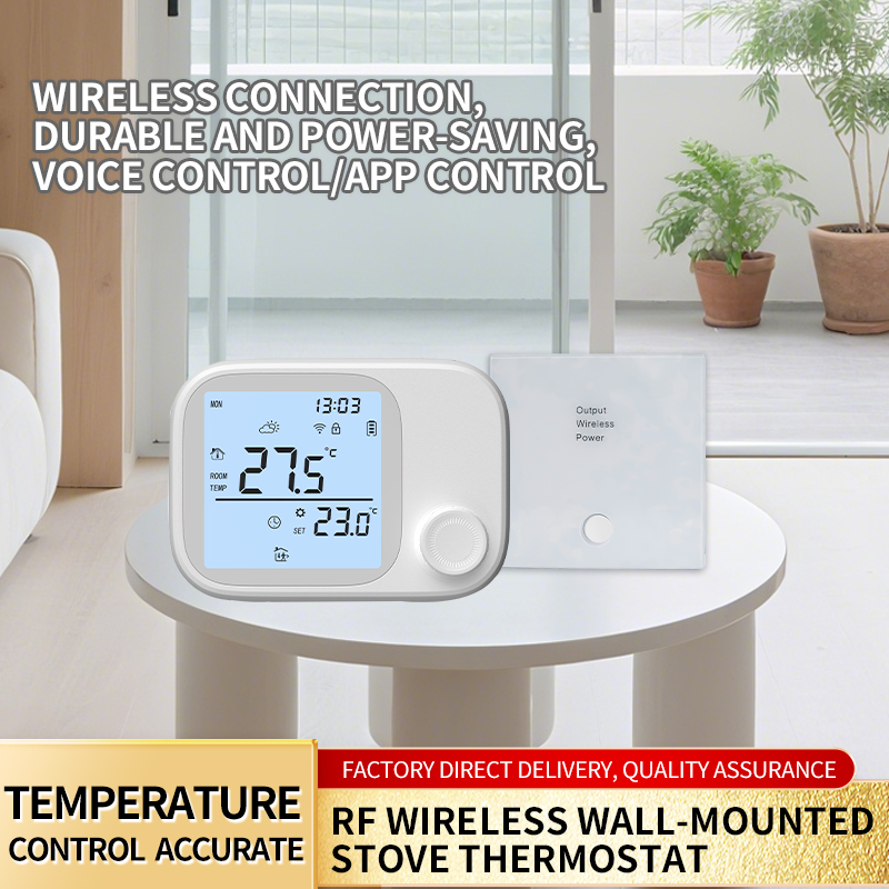 WITH3 RF Radiofrequenza 433 termostato forno a parete