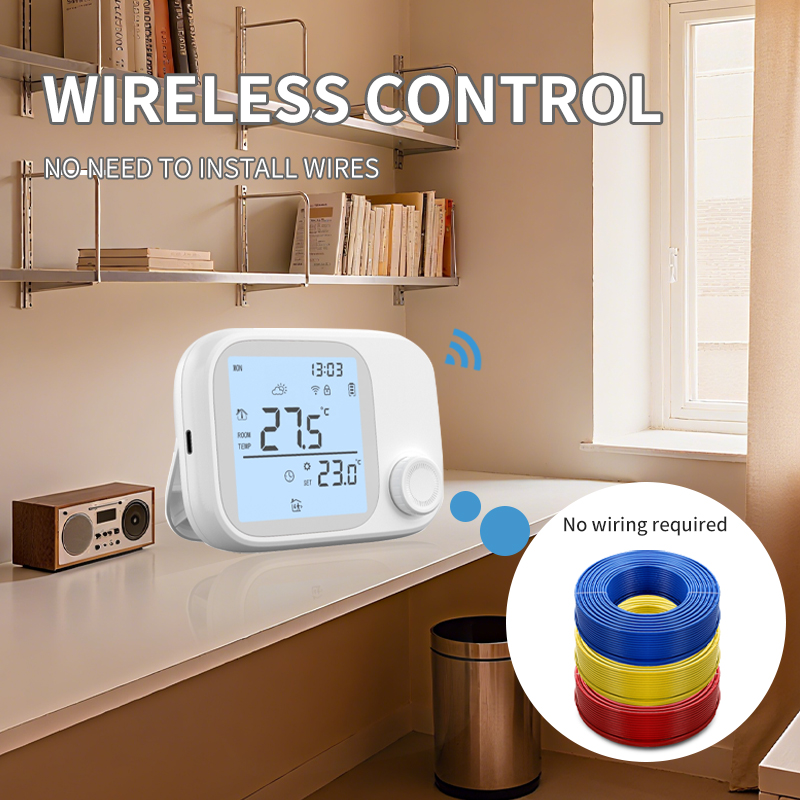 WITH3 RF Radiofrequenza 433 termostato forno a parete