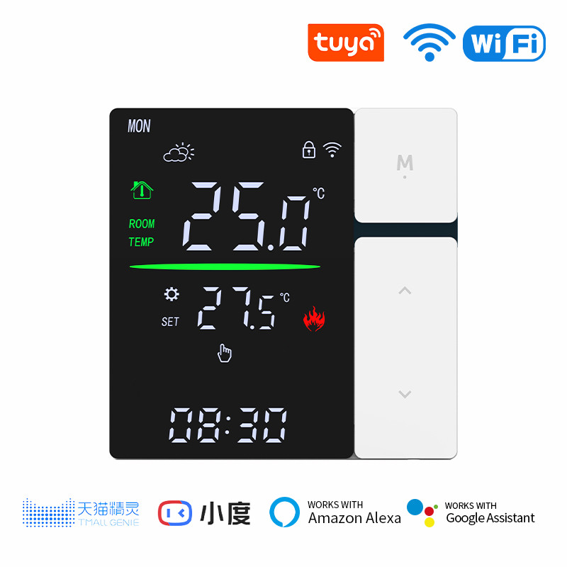 Termostato a pulsante LED SDM5