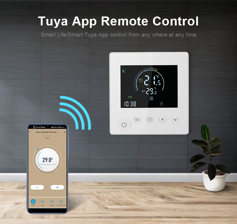Termostato WiFi con pulsante K1M modello
