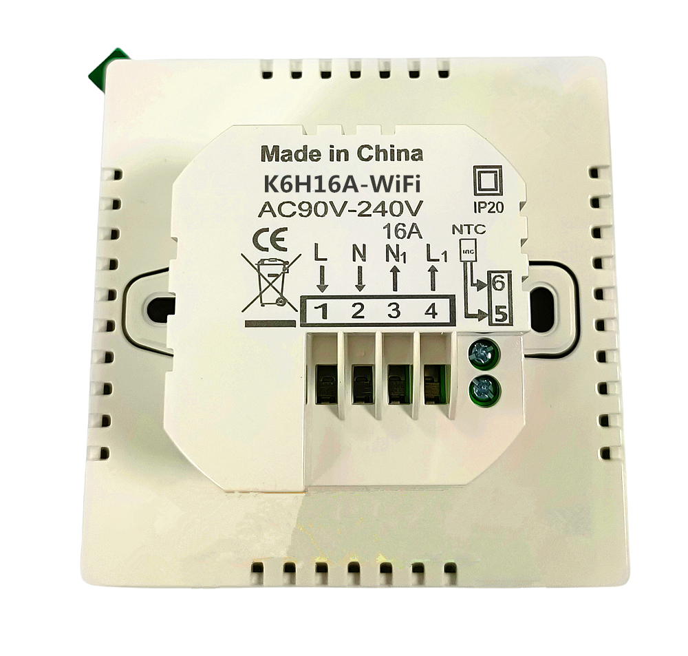 Termostato Wi‑Fi modello K6 Touch